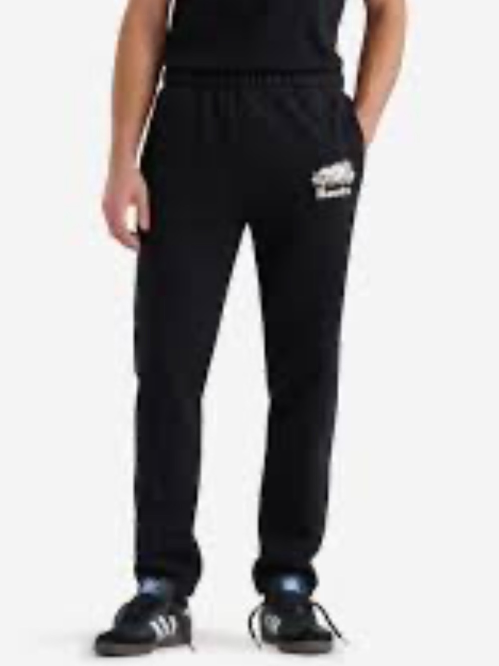 Roots Black Men’s Sweatpants with Logo